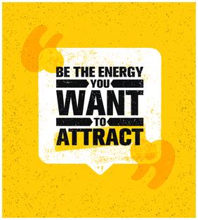5 Ace Be The Energy You Want Wall Sticker Paper Poster