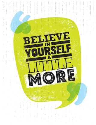 5 Ace Believe In Yourself A Paper Poster