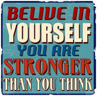 5 Ace Believe In Your Self Wall Poster