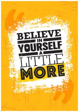 5 Ace Believe In Yourself A Little Motivational,Office Quotes Inspirational Paper Poster