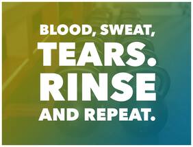 5 Ace Blood Sweat Tears Wall Sticker Paper Poster