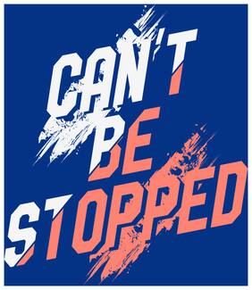 5 Ace Can'T Be Stopped Quotation Wall Sticker Paper Poster Quotation Assorted Paper Set Of 1