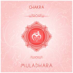 5 Ace Chakra Muladhara Wall Sticker Paper Poster