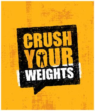 5 Ace Crush Your Quotation Wall Sticker Paper Poster Quotation Assorted Paper Set Of 1