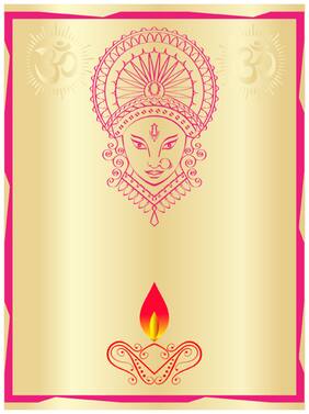 5 Ace Devi Maa Deep Wall Sticker Poster