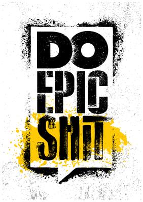 5 Ace Do Epic Motivational,Office Quotes Inspirational Paper Poster