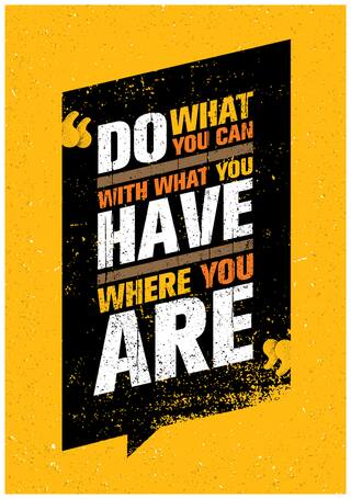 5 Ace Do What You Can Motivational,Office Quotes Inspirational Paper Poster