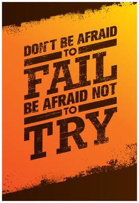 5 Ace Don'T Be Afraid To Quote Paper Poster