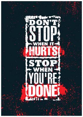 5 Ace Don'T Stop When Wall Sticker Paper Poster