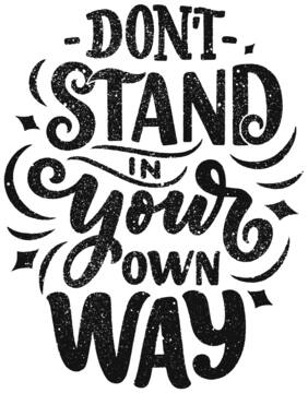 5 Ace Don'T Stand Quotation Wall Sticker Paper Poster Quotation Assorted Paper Set Of 1