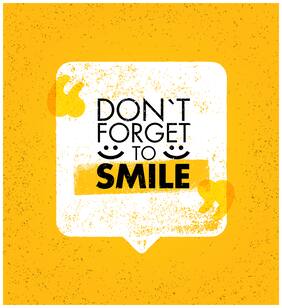 5 Ace Don'T Forget To Smile New Wall Sticker Paper Poster