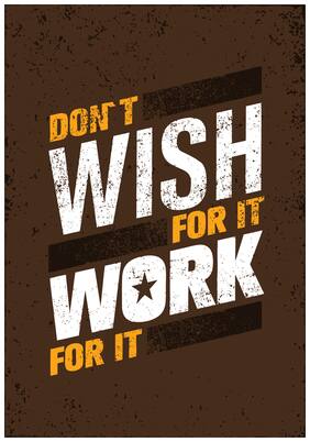 5 Ace Don T Wish For It Wall Sticker Paper Poster