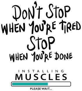 5 Ace Don'T Stop When You'Re Tired Wall Sticker Paper Poster