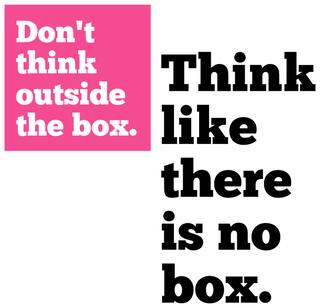 5 Ace dont think outside box Wall Decor Poster