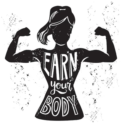 5 Ace Earn Your Body Wall Poster