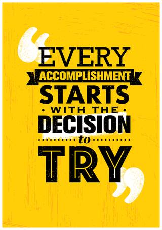 5 Ace Every Accomplishment Start Wall Poster
