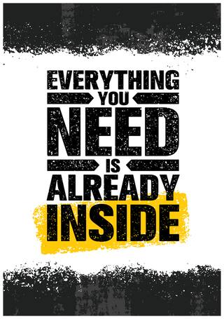 5 Ace Everything You Need Is Motivational,Office Quotes Inspirational Paper Poster