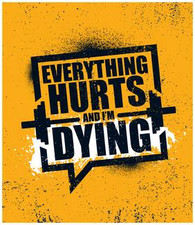 5 Ace Everything Hurts And Wall Sticker Paper Poster