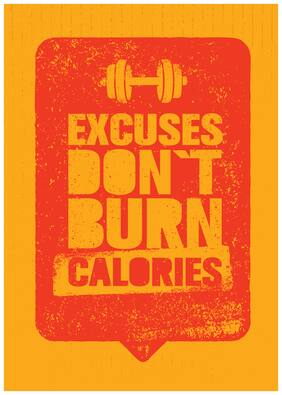 5 Ace Excuses Dont Burn Wall Sticker Paper Poster