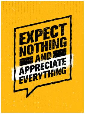 5 Ace Expect Nothing And Motivational,Office Quotes Inspirational Paper Poster