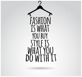 5 Ace Fashion Is What Quote Paper Poster