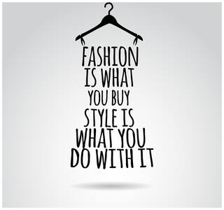 5 Ace Fashion Is What Quote Paper Poster