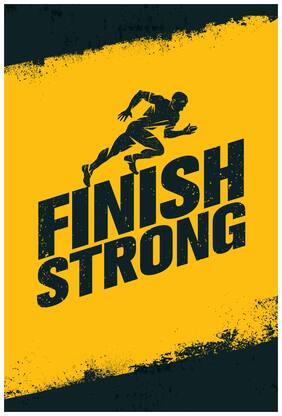 5 Ace Finish Strong Wall Sticker Paper Poster