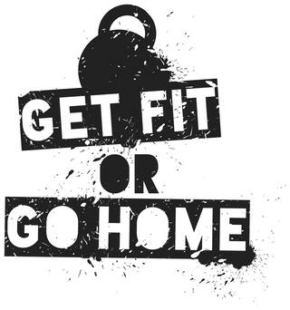 5 Ace Get Fit Or Quotation Wall Sticker Paper Poster Quotation Assorted Paper Set Of 1