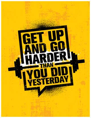 5 Ace Get Up And Go Quotation Wall Sticker Paper Poster Quotation Assorted Paper Set Of 1