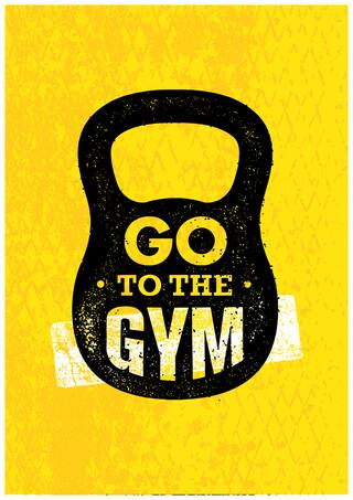 5 Ace Go To The Gym Motivational,Office Quotes Inspirational Paper Poster