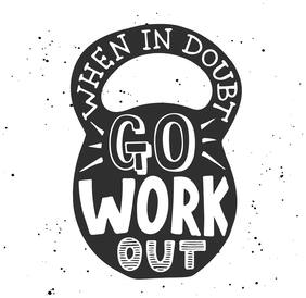 5 Ace Go Workout Wall Sticker Paper Poster