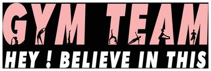 5 Ace Gym Team Hey Wall Sticker Paper Poster