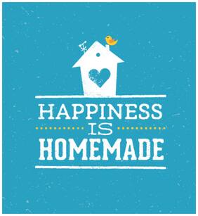 5 Ace Happines Is Home Made Wall Sticker Paper Poster