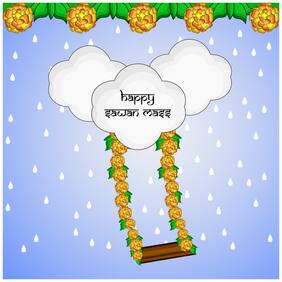5 Ace Happy Sawan Mass Wall Sticker Paper Poster