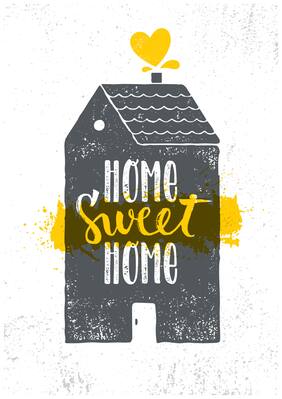 5 Ace Home Sweet Home Paper Poster