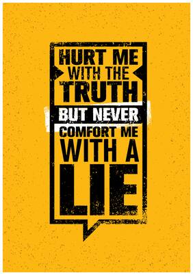 5 Ace Hurt Me With The Truth Motivational,Office Quotes Inspirational Paper Poster