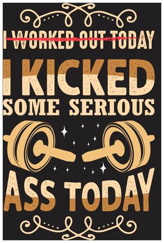 5 Ace I Kicked Some Wall Sticker Paper Poster