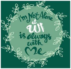 5 Ace I M Not Alone Is Always With Me Islamic Wall Sticker Paper Poster