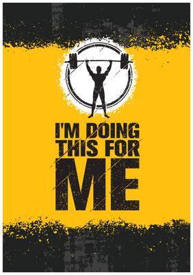 5 Ace I'M This For Me Motivational,Office Quotes Inspirational Paper Poster