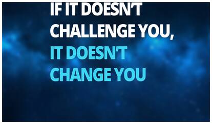 5 Ace If it Doesn't challenger you Wall Decor Poster