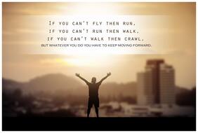 5 Ace If You Cant Fly Then Run Islamic Wall Sticker Paper Poster Reglious Assorted Paper Set Of 1