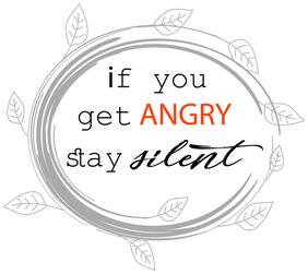 5 Ace If You Get Angry Wall Sticker Paper Poster