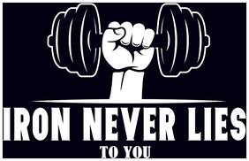 5 Ace Iron Never Lies To You Wall Sticker Paper Poster
