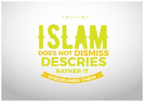 5 Ace Islam Does Not Dismiss Islamic Wall Sticker Paper Poster