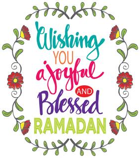 5 Ace Joyful And Blessed Randan Wall Sticker Paper Poster