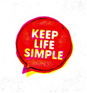 5 Ace Keep Life Simple Motivational,Office Quotes Inspirational Paper Poster