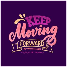 5 Ace Keep Moving New Wall Sticker Paper Poster