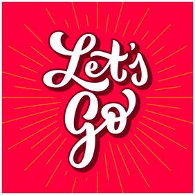 5 Ace Let'S Go Wall Sticker Paper Poster