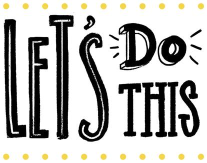 5 Ace lets do this motivationing Wall Decor Poster