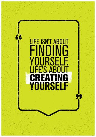 5 Ace Life Isn'T About Finding Paper Poster